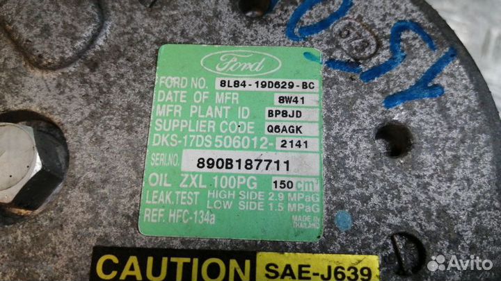 Компрессор кондиционера Ford Escape 2