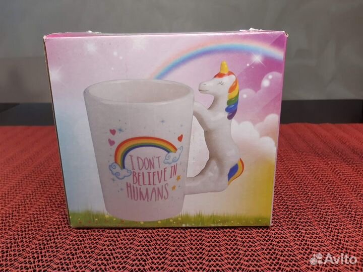 Кружка 300 мл Радужный единорог