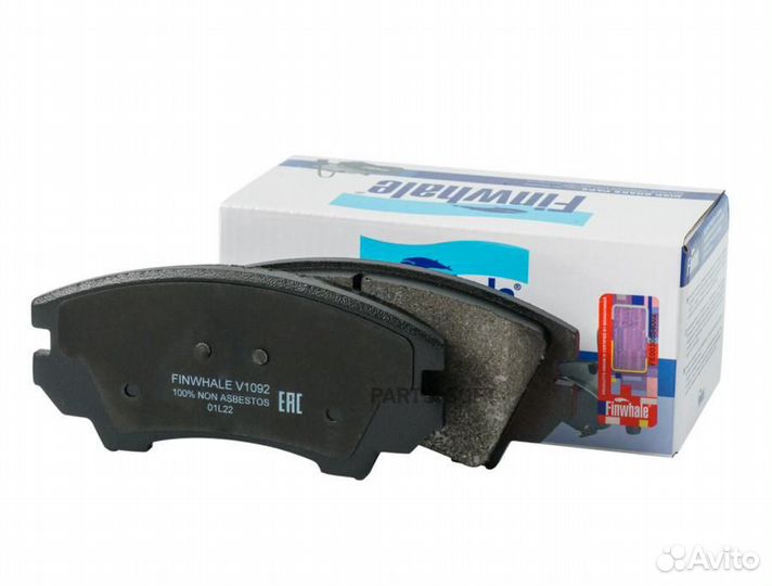 Finwhale V1092 Колодки тормозные opel insignia 08