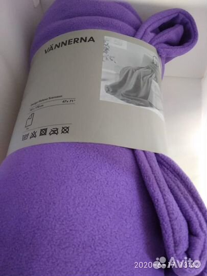 Плед/одеяло с капюшоном vannerna (IKEA), флис