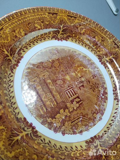 Тарелка кузнецовский фарфор
