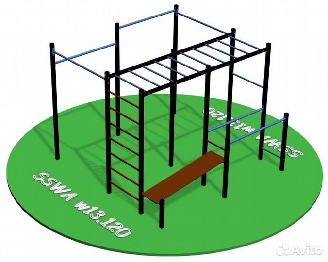 Воркаут площадка sswa 151 для взрослых и детей