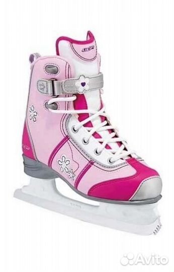 Фигурные коньки для девочек CCM Rec Glitter Girl