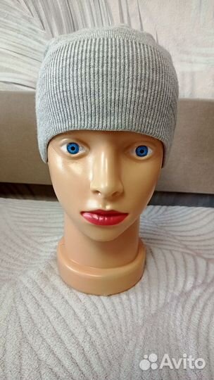Шапка серая с флисом