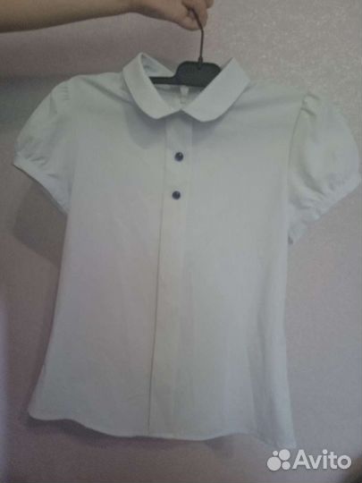 Блузки для школы на девочку рост 140