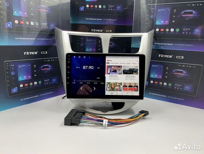 Магнитола Teyes CC3 6/128 для Hyundai Solaris 1