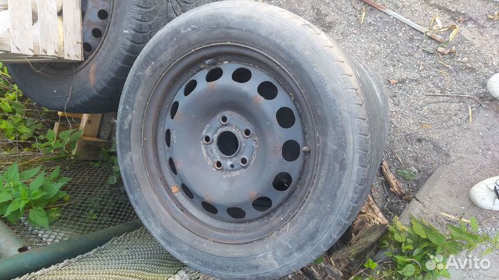 Шины Continental + стальные диски 5x112 R16