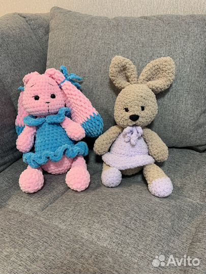 Вязаные игрушки ручной работы