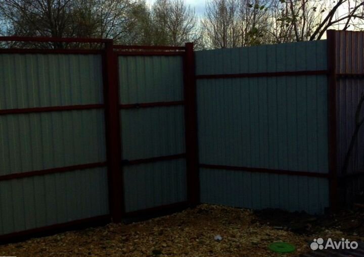 Забор из профлиста