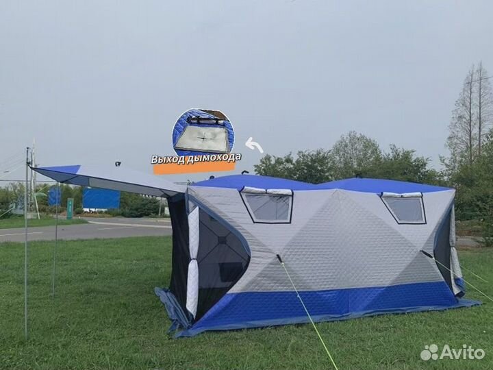 Палатка-куб для зимней рыбалки Mircamping 2023