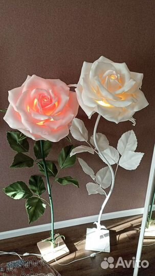 Роза светильник