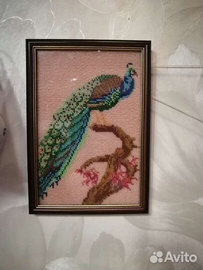 Картина вышитая бисером