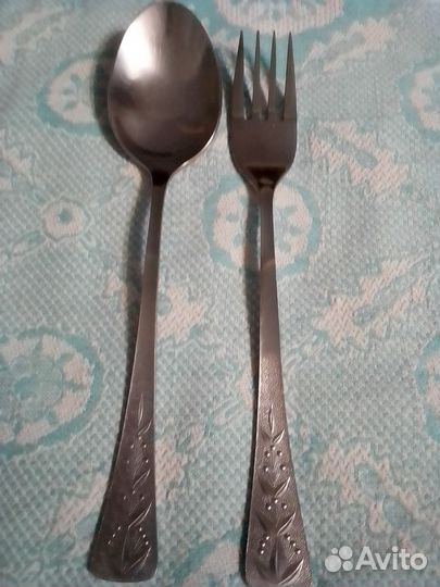 Столовые приборы СССР нержавейка по 6 штук
