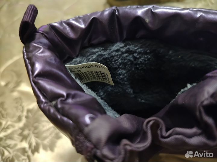 Зимняя обувь для девочки 34 размер