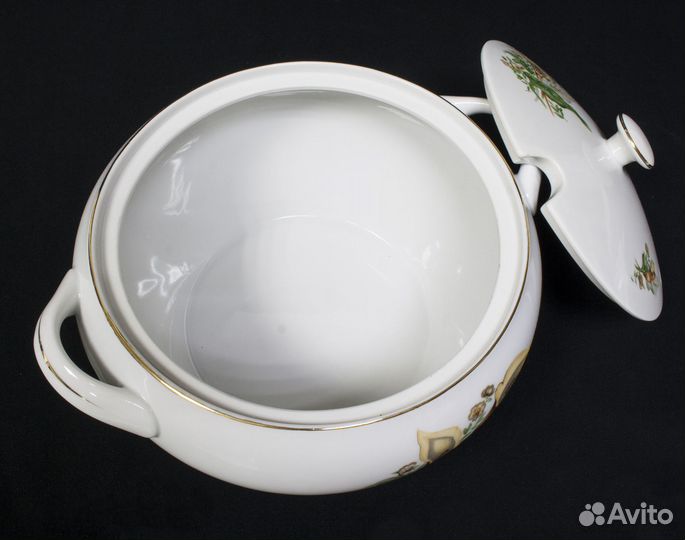 Набор Супница, блюдо 2 шт и три тарелки, Япония (5