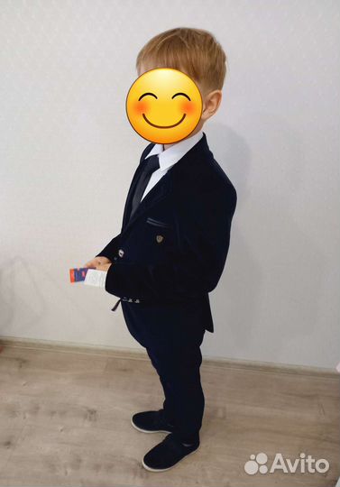 Пиджак Турция бархат, рост 128