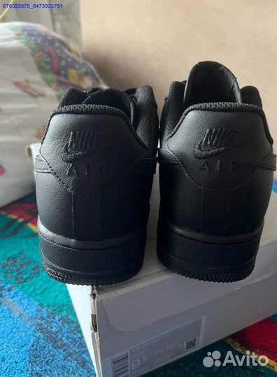 Nike Air Force 1'07 low black Оригинал