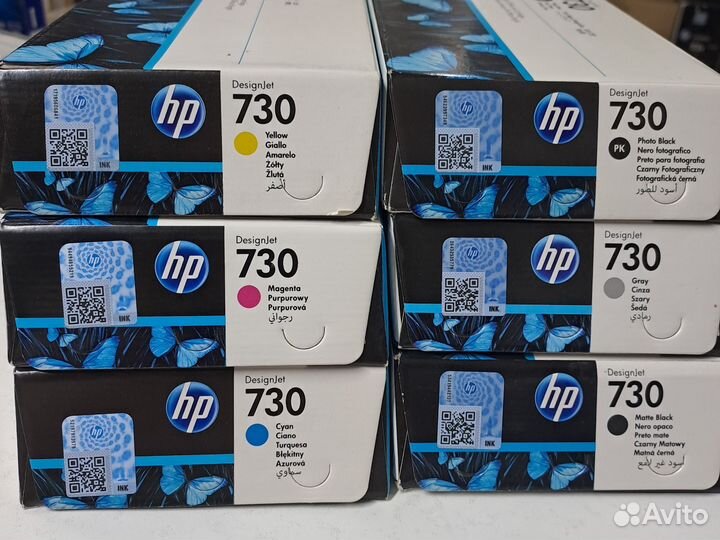 Картридж hp 730 P2V73A