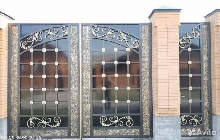 Кованые Ворота Эконом Вариант