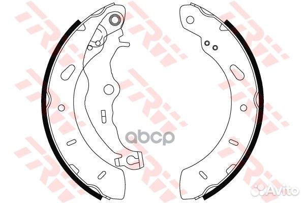 Колодки барабанные задние Ford Focus III