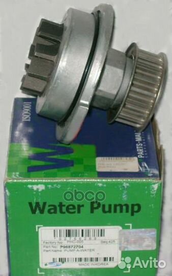 Помпа водяная chevrolet aveo(T200) PMC 96872704