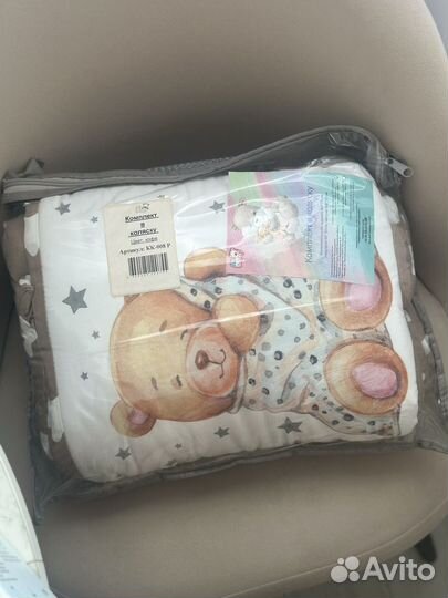 Комплект в коляску подушка матрас одеяло