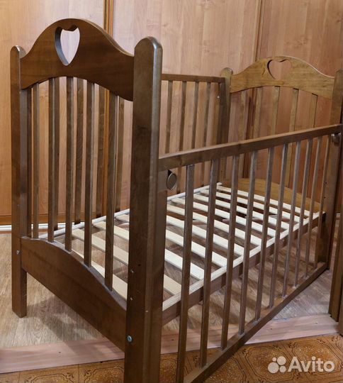 Детская кроватка с матрасом 120х60