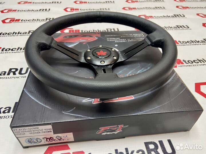 Sport руль для ваз натуральная кожа