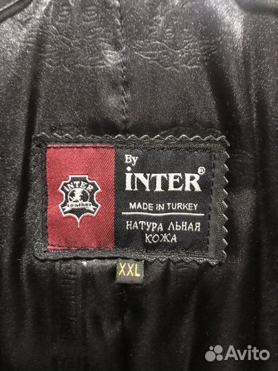 Кожаное пальто