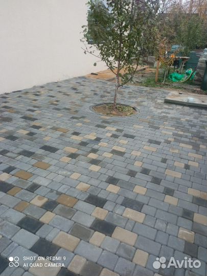 Укладка тротуарной плитка под ключ