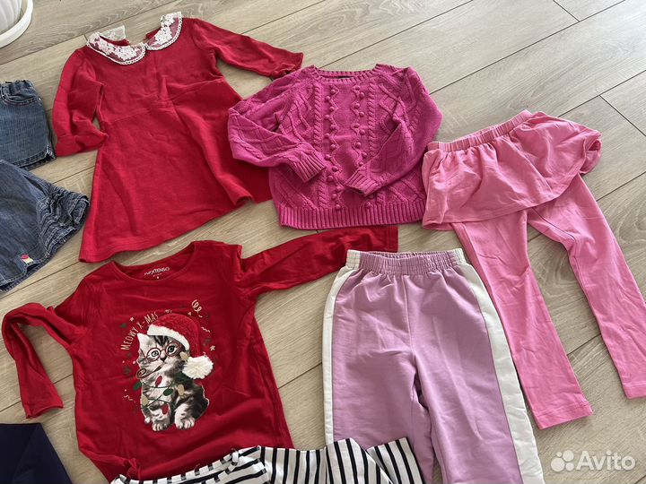 Детские вещи пакетом для девочек 104 110