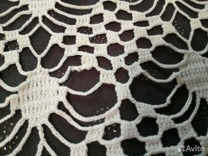 Скатерть вязаная винтаж
