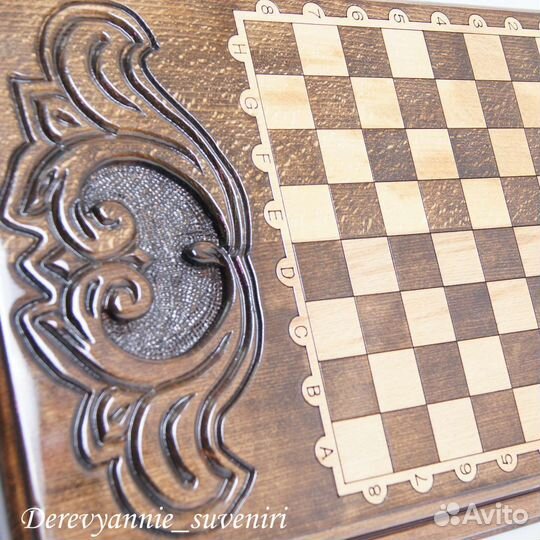 Нарды резные ручной работы 