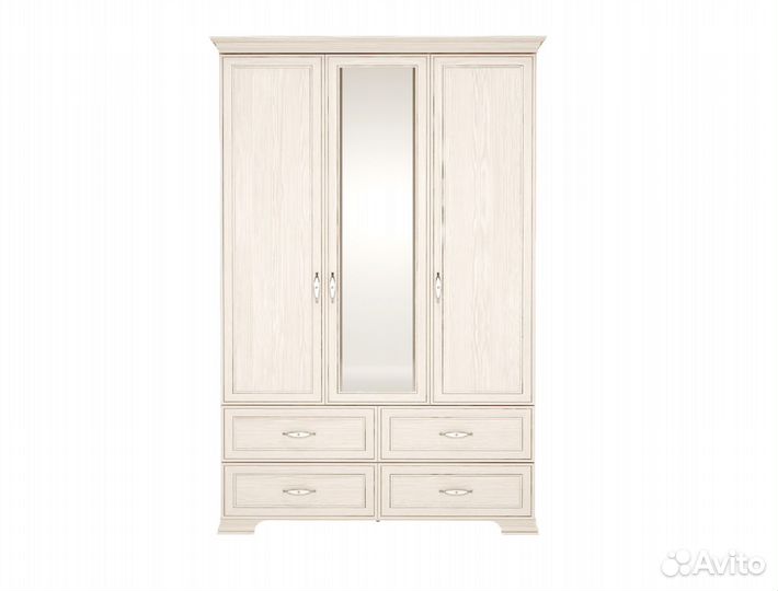 Шкаф 3-х дверный с зеркалом «Венеция»