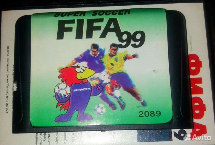 Картридж sega FIFA soccer 99