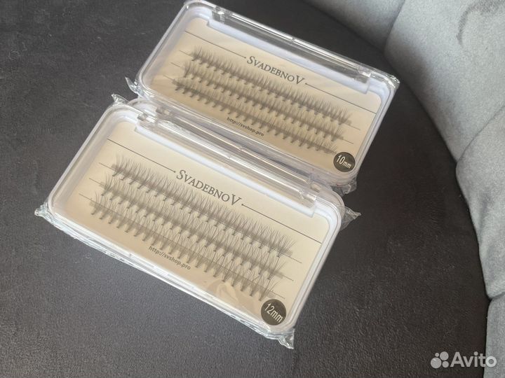 Ресницы пучки 10-12