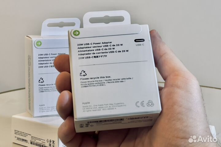 Зарядка на iPhone 20w Type-C