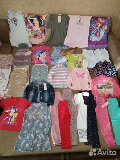 6 пакетов вещей на девочку