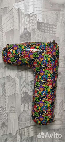 Объемная цифра 7 8