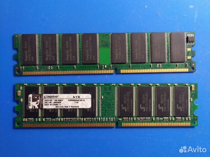 Kingston kvr400x64c3a 1Gb