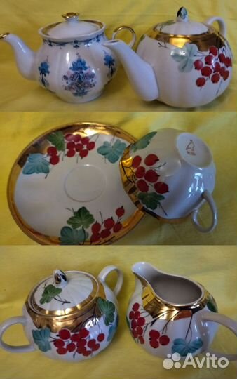 Сервиз,Калинка,Сирень,Агашки,Япония,Дулево,Вербилк