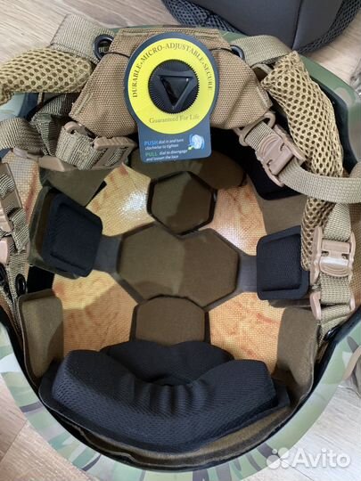 Шлем баллистический Атом -2 Арамид Atlant Armour