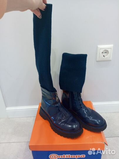 Сапоги демисезонные 38