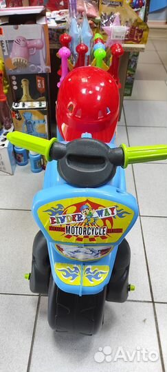 Детский мотоцикл беговел каталка