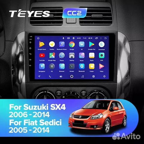 Магнитола Teyes для Suzuki SX4 2006-2013