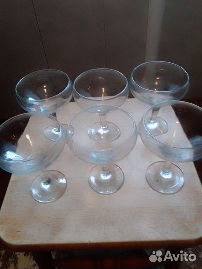 Фужеры 6шт новые