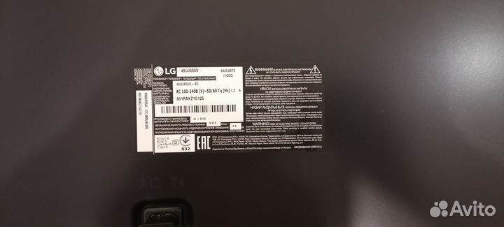Телевизор SMART tv 49 LG 4K