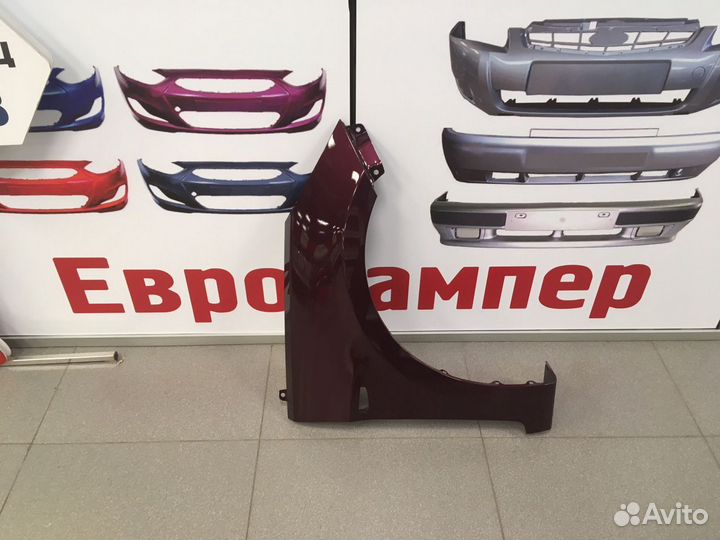 Крыло правое Hyundai Solaris 2011-2017 Окрашенное