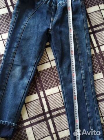 Джинсы утеплëнные 122