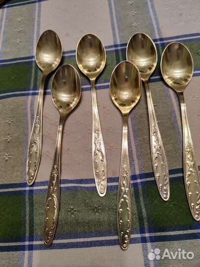 Чайные ложки мельхиор